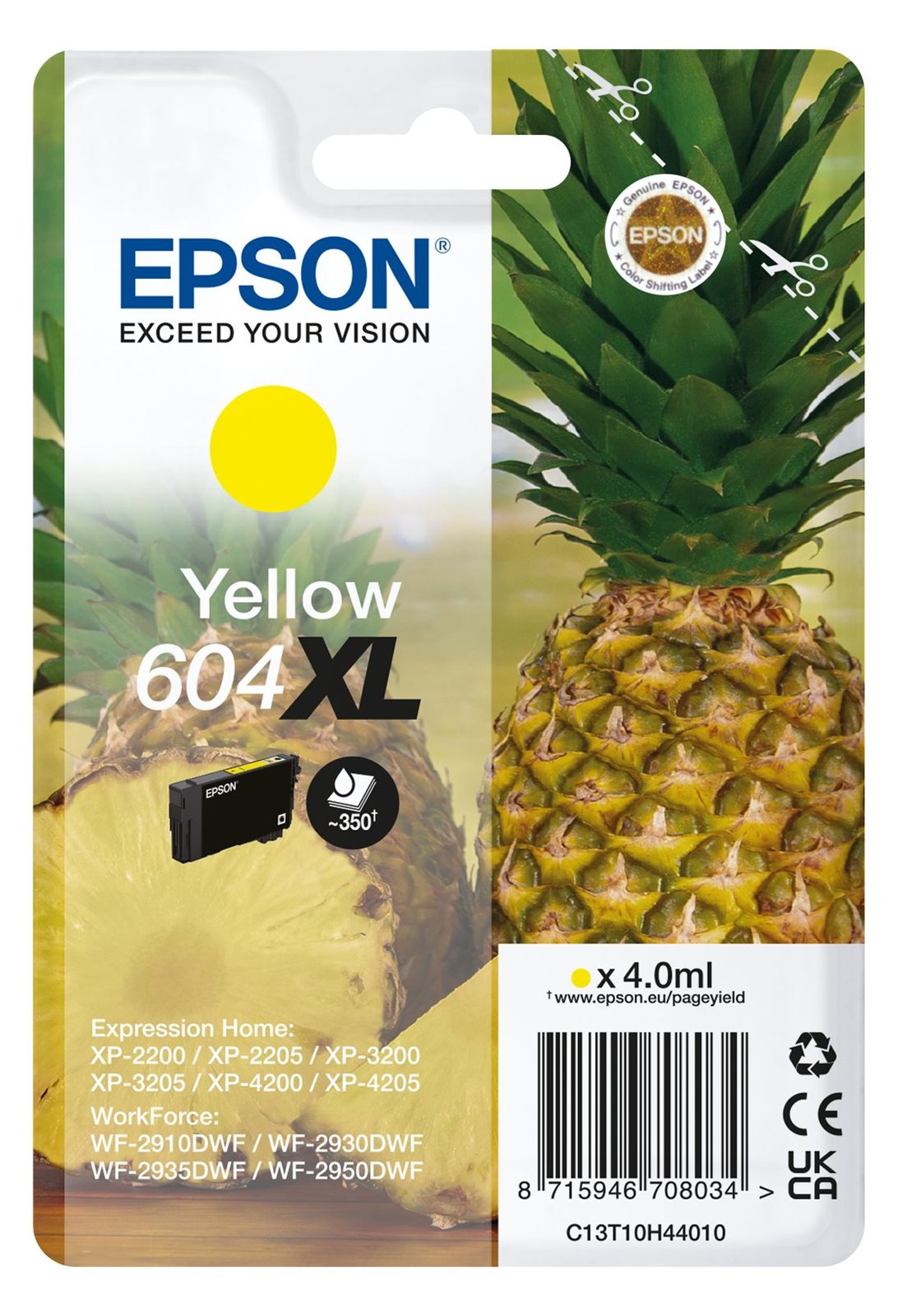 Epson 604XL Singlepack - 4 ml - XL - Gelb - original