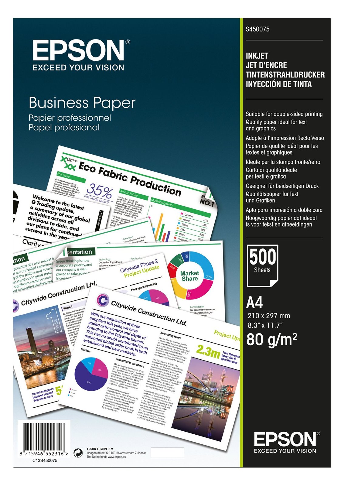 Epson Business Paper - A4 (210 x 297 mm) - 80 g/m²