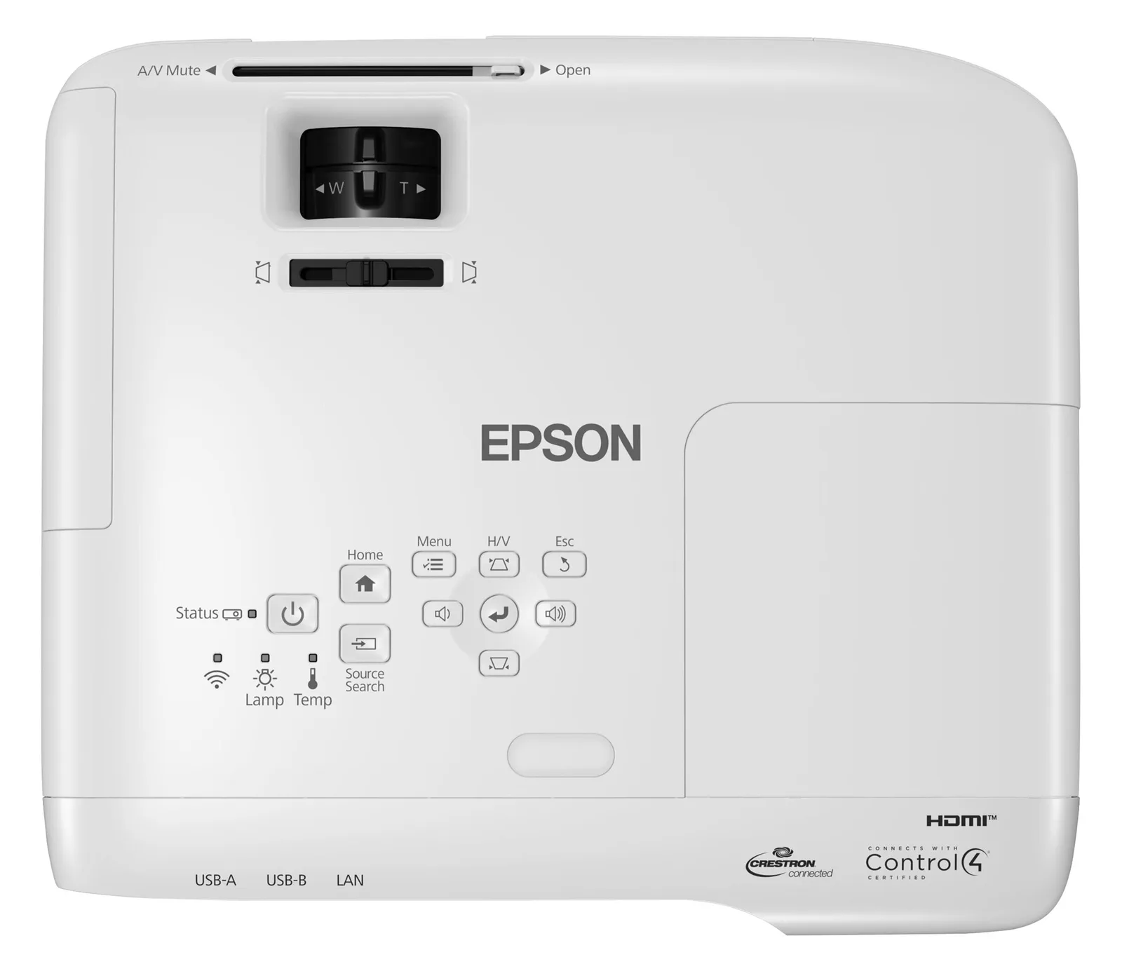Epson EB-982W - 3-LCD-Projektor - 4200 lm (weiß), Ansicht 4