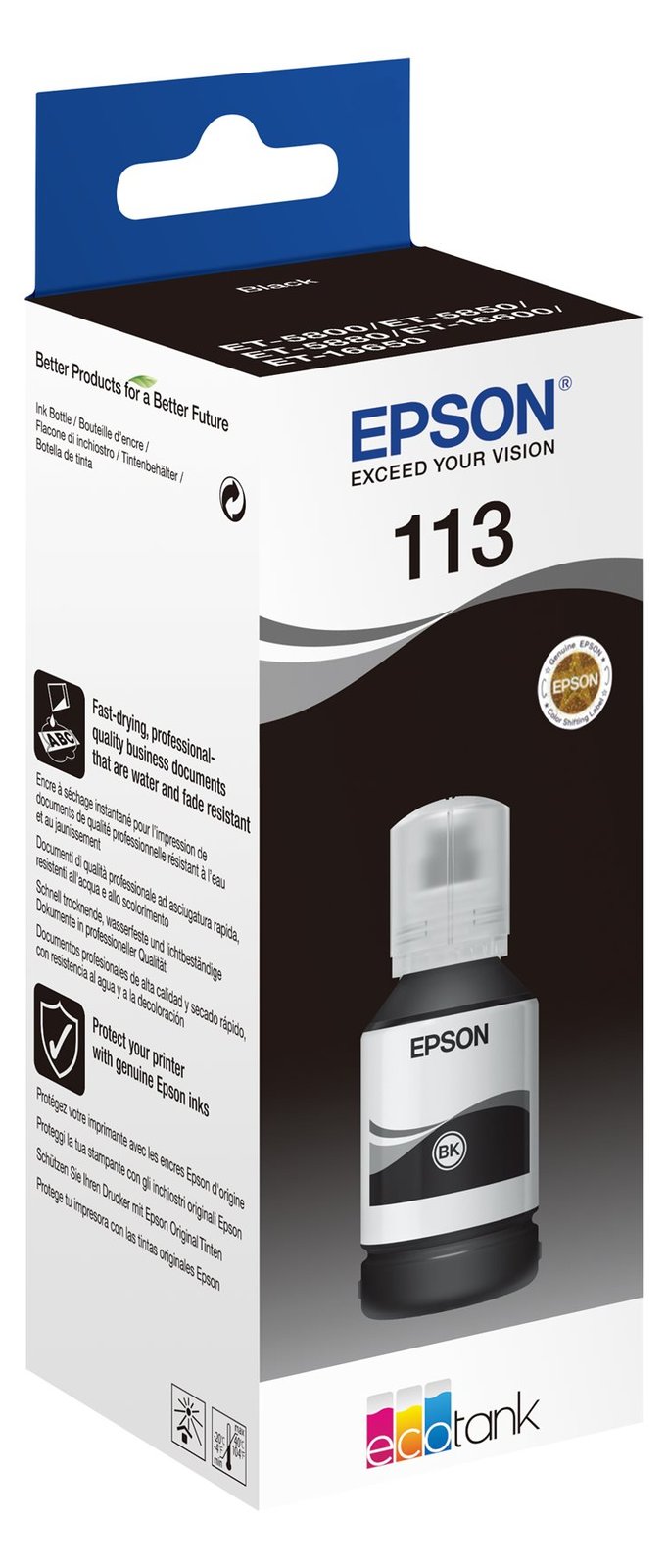 Epson EcoTank 113 - 127 ml - Schwarz - original