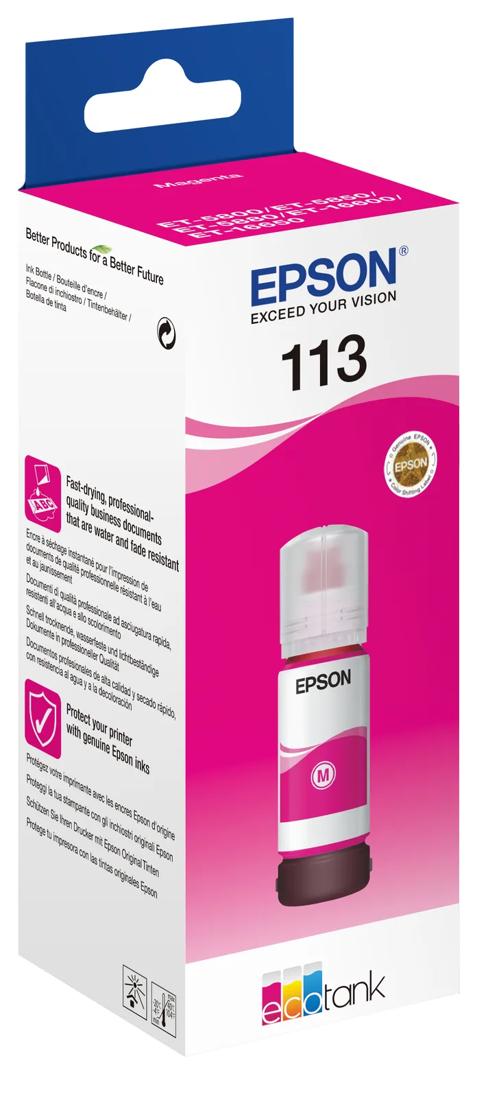 Epson EcoTank 113 - 70 ml - Magenta - original, Ansicht 2