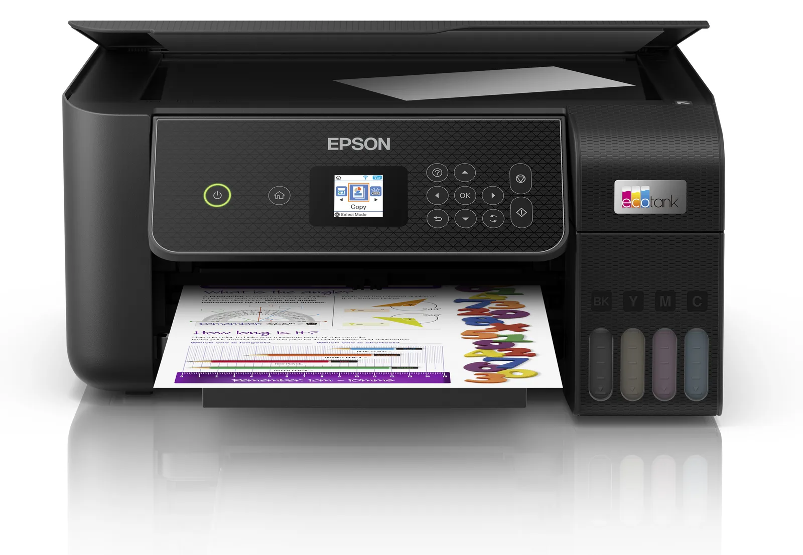 Epson EcoTank ET-2870 - Multifunktionsdrucker - Farbe - Tintenstrahl - ITS - A4 (Medien), Ansicht 2