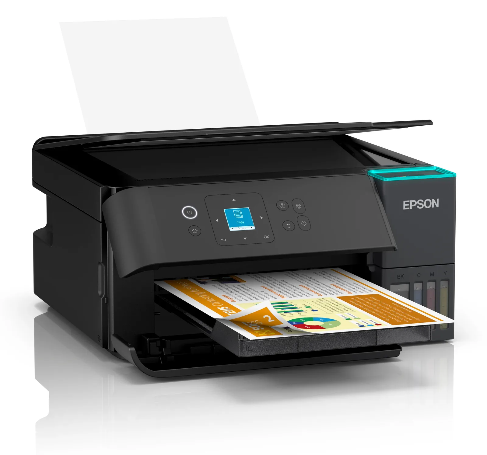 Epson EcoTank ET-2951 - Multifunktionsdrucker - Farbe - Tintenstrahl - ITS - A4/Letter (Medien), Ansicht 2