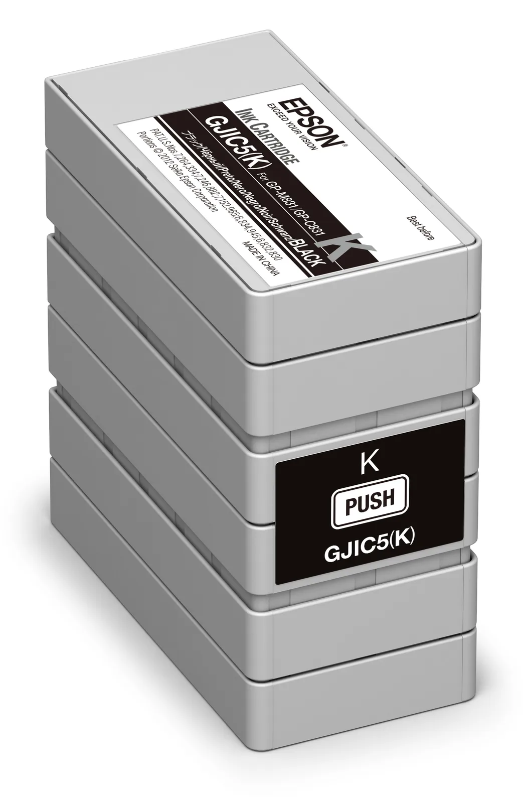 Epson GJIC5(K) - Schwarz - Original - Tintenpatrone, Ansicht 2