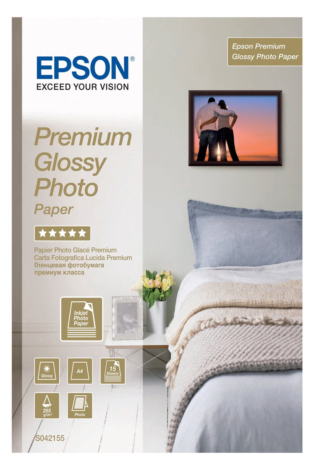 Epson Premium Glossy Photo Paper - Glänzend - A4 (210 x 297 mm)