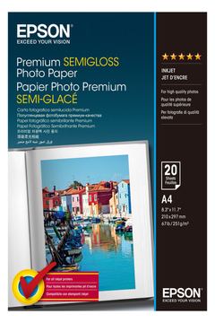 Epson Premium Semigloss Photo Paper - Halbglänzend - A4 (210 x 297 mm) von LumaTech