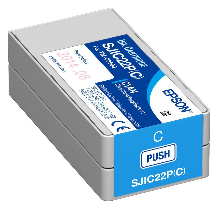 Epson SJIC22P(C) - Cyan - Original - Tintenpatrone