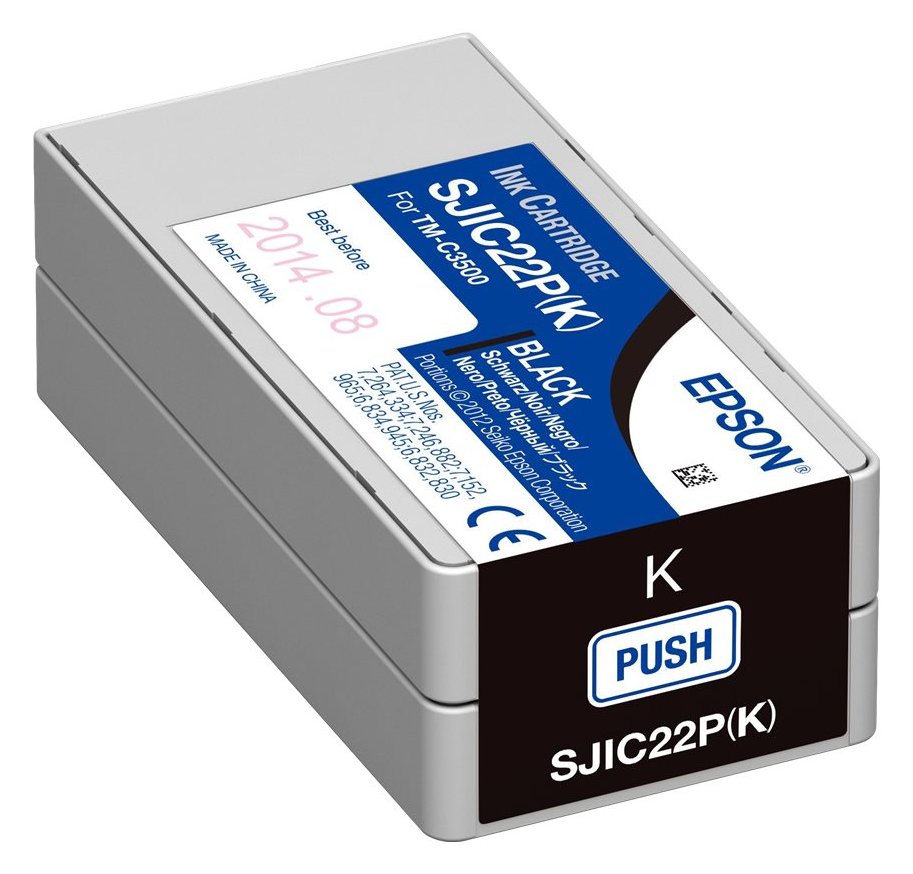 Epson SJIC22P(K) - Schwarz - Original - Tintenpatrone