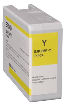 Epson SJIC36P(Y) - 80 ml - Gelb - Original - Tintenpatrone von LumaTech