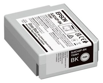 Epson SJIC42P-BK - 50 ml - Schwarz - original - Tintenpatrone - für ColorWorks CW-C4000E (BK) von LumaTech