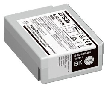 Epson SJIC42P-BK - 50 ml - Schwarz - original - Tintenpatrone - für ColorWorks CW-C4000E (BK) von LumaTech