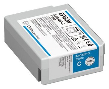 Epson SJIC42P-C - 50 ml - Cyan - original - Tintenpatrone - für ColorWorks CW-C4000E (BK) von LumaTech