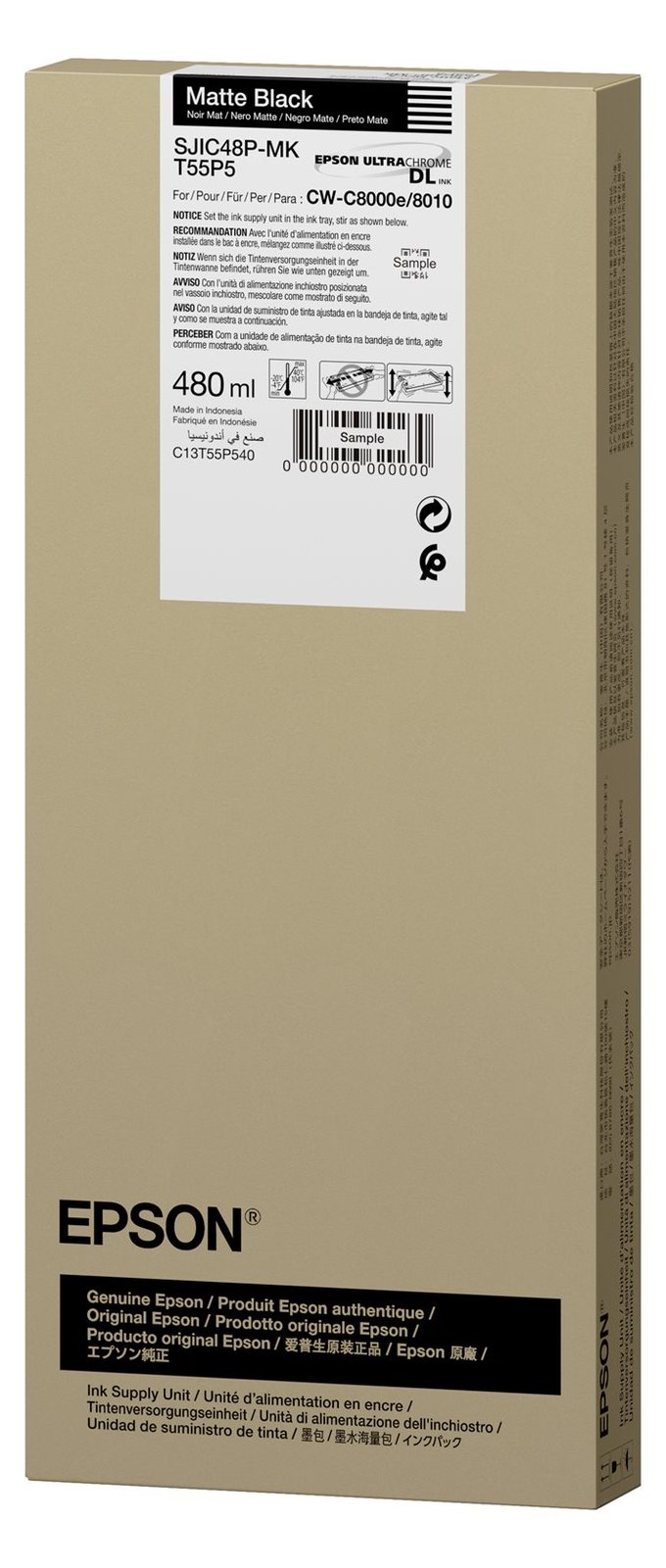 Epson SJIC48P-MK INK CARTRIDGE FOR CW C8000E MATT BLACK