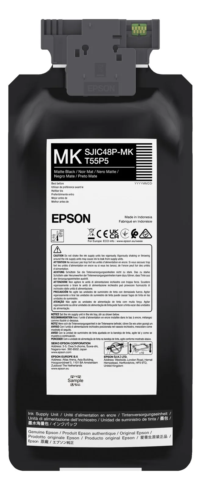 Epson SJIC48P-MK INK CARTRIDGE FOR CW C8000E MATT BLACK, Ansicht 3