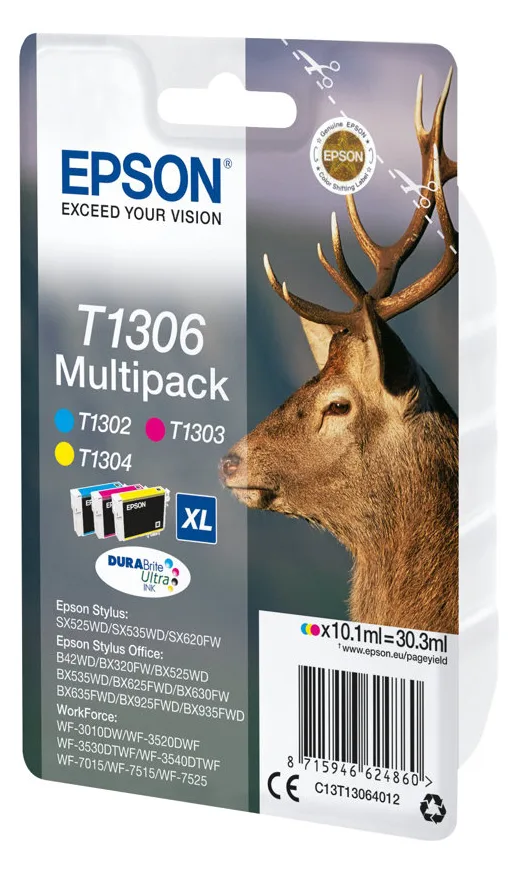 Epson T1306 Multipack - 3er-Pack - 30.3 ml - XL, Ansicht 2