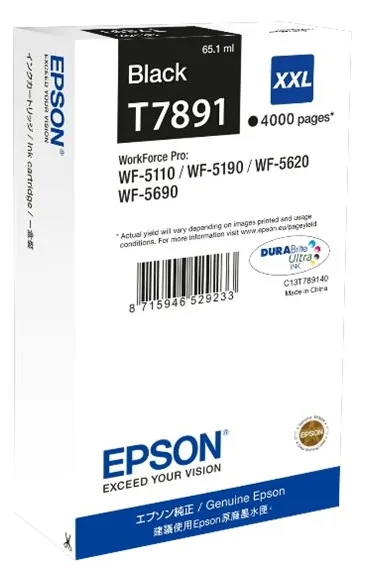 Epson T7891 - 65.1 ml - Größe XXL - Schwarz - Original, Ansicht 2
