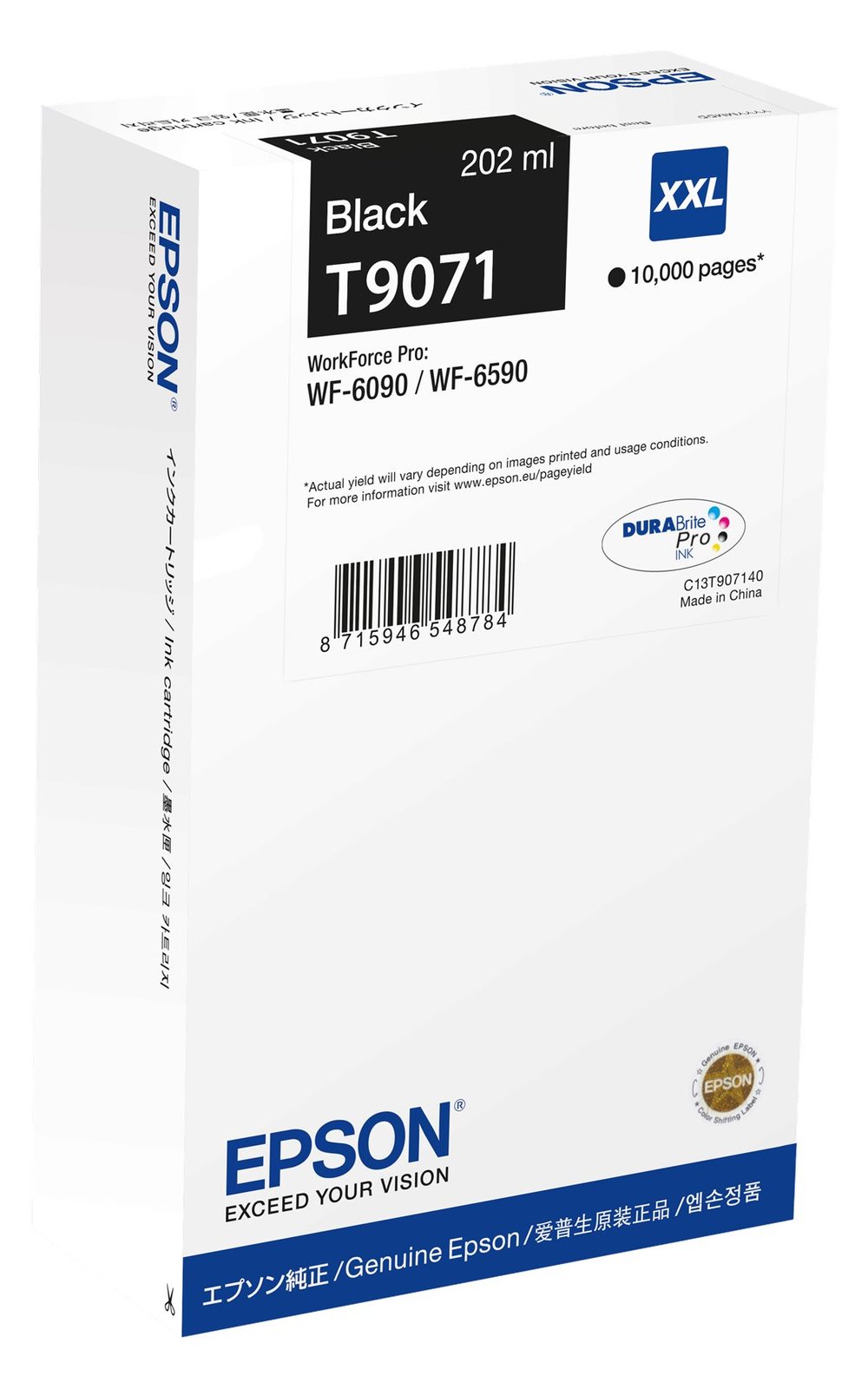 Epson T9071 - 202 ml - Größe XXL - Schwarz - original
