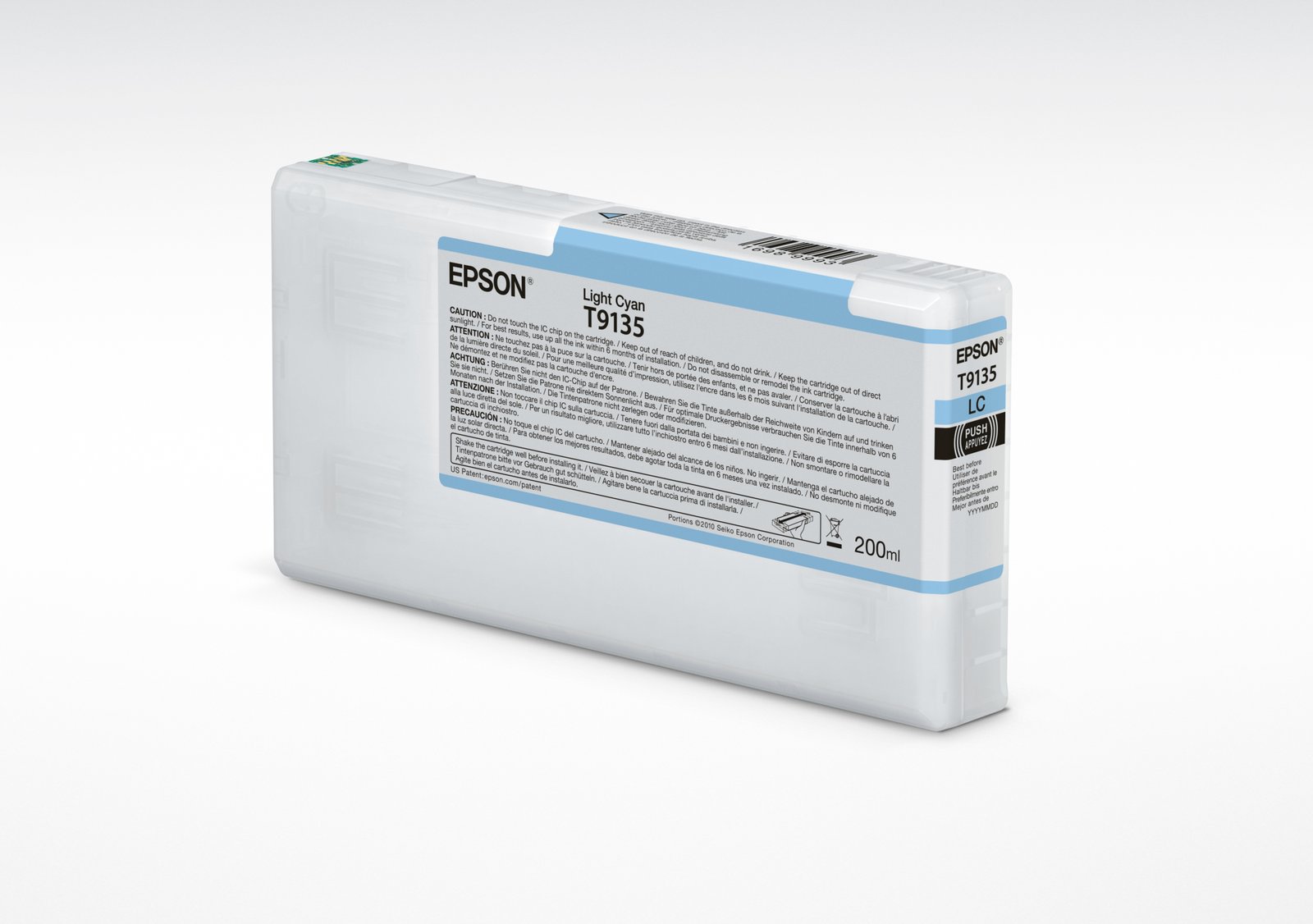 Epson T9135 - 200 ml - hell Cyan - Original - Tintenpatrone