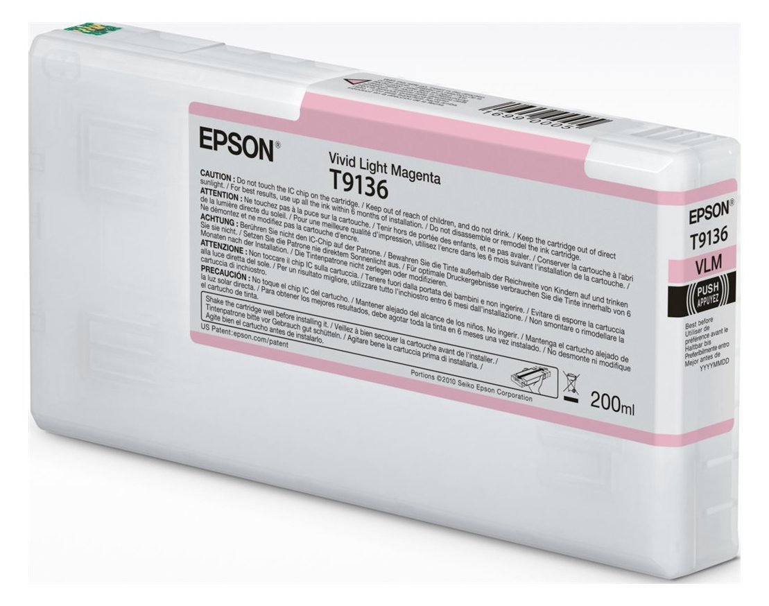 Epson T9136 - 200 ml - Vivid Light Magenta - original
