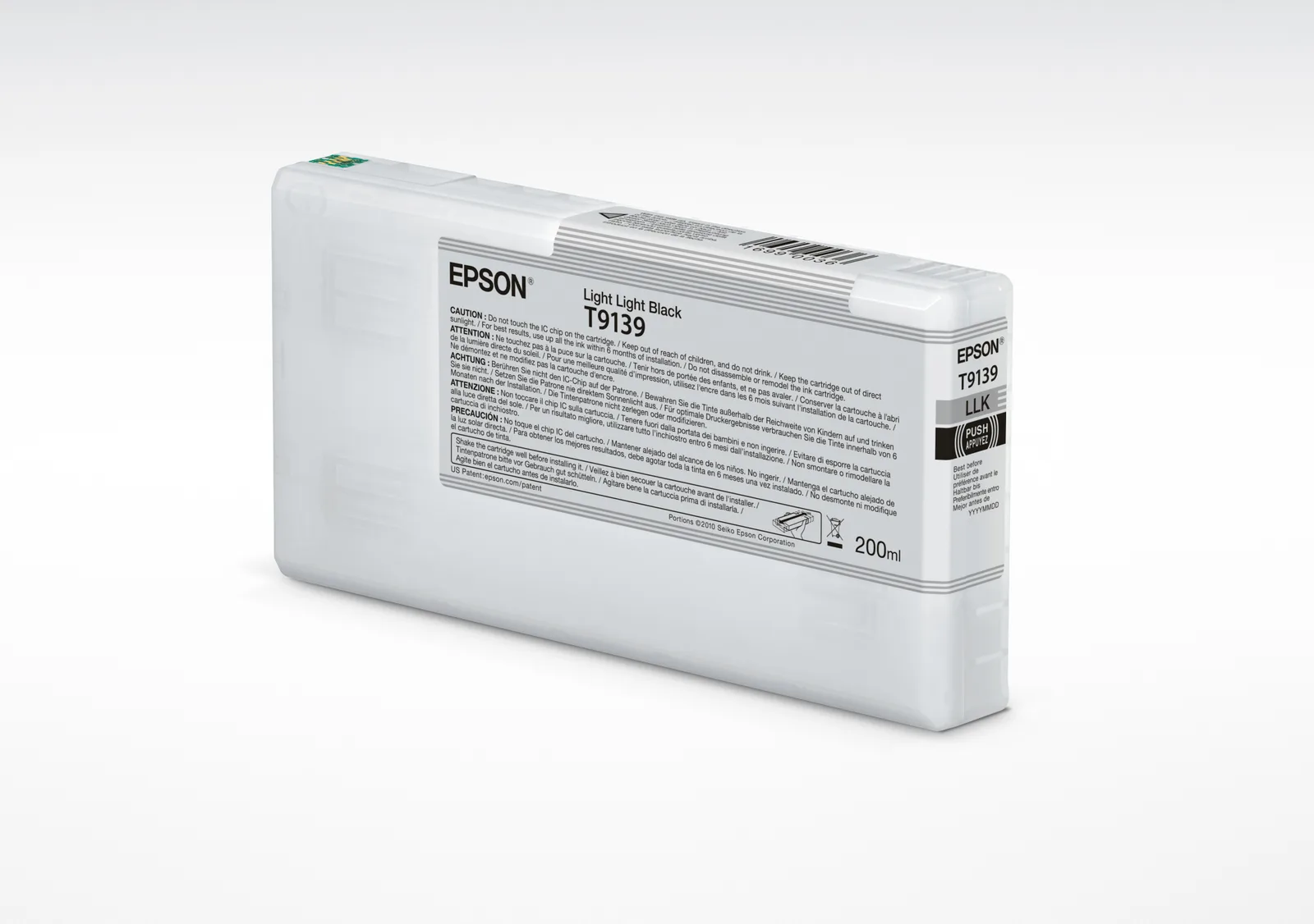 Epson T9139 - 200 ml - Light Light Black - Original, Ansicht 2