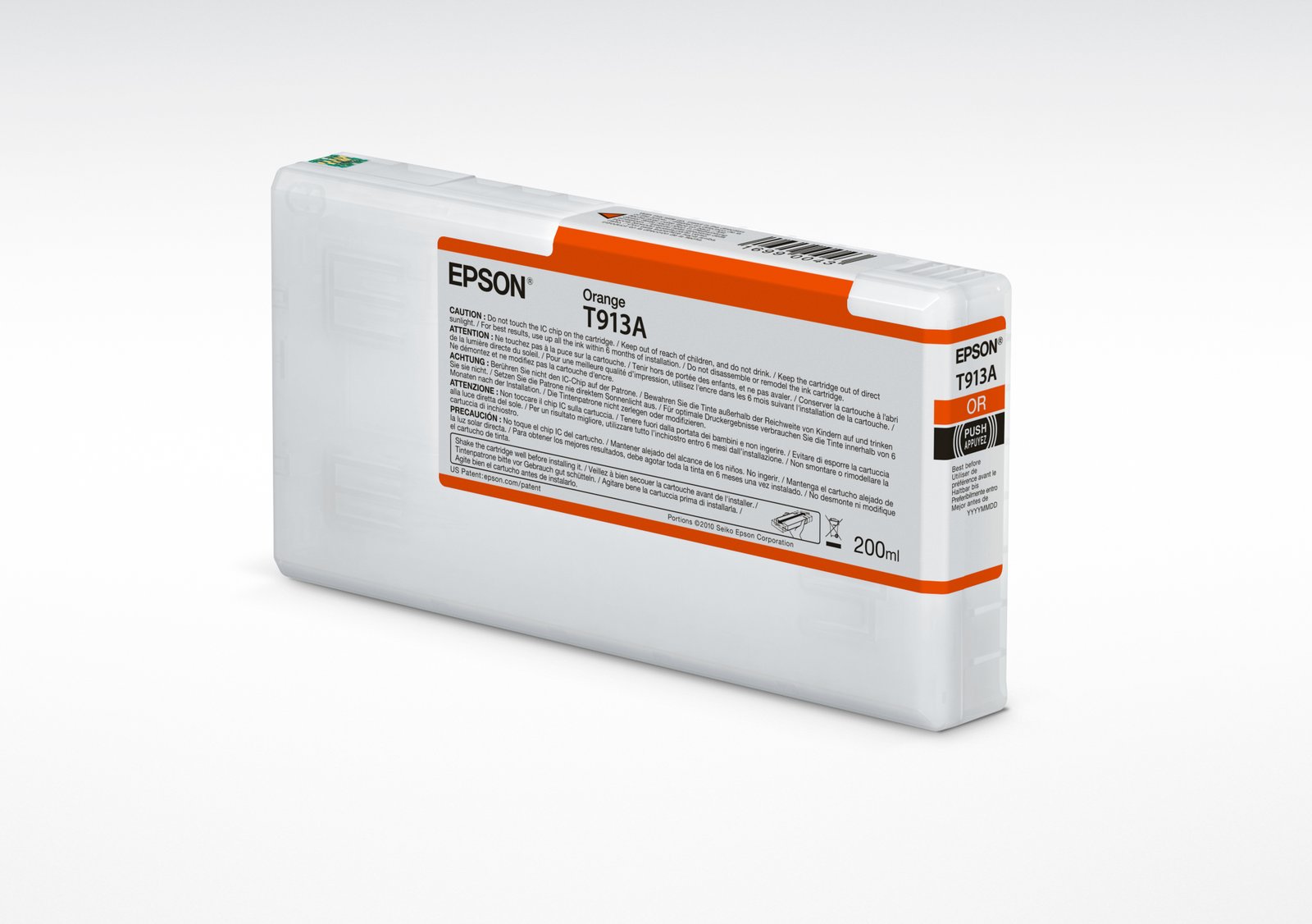 Epson T913A - 200 ml - orange - Original - Tintenpatrone