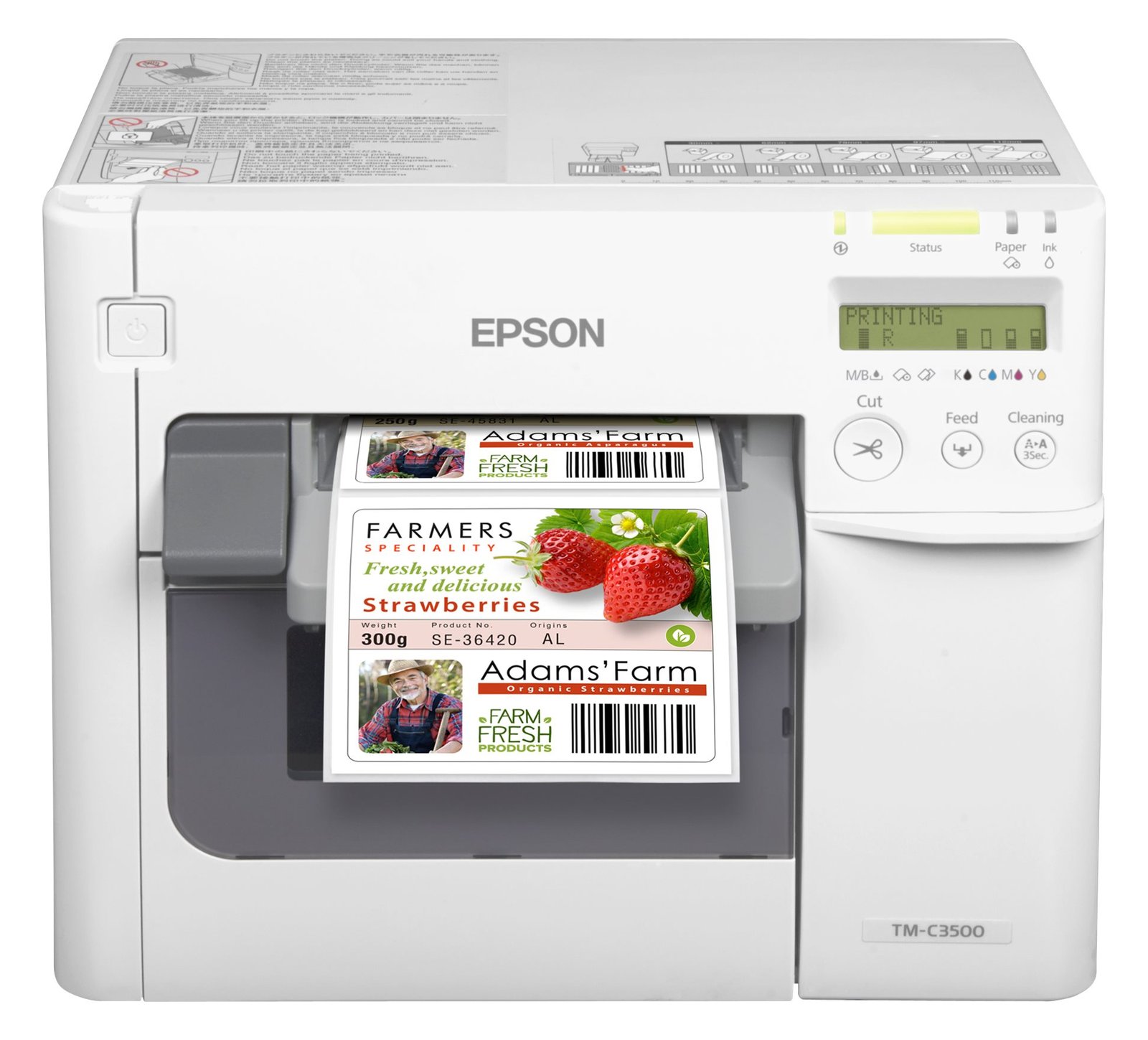 Epson TM C3500 - Etikettendrucker - Farbe - Tintenstrahl - 112 mm (Breite)