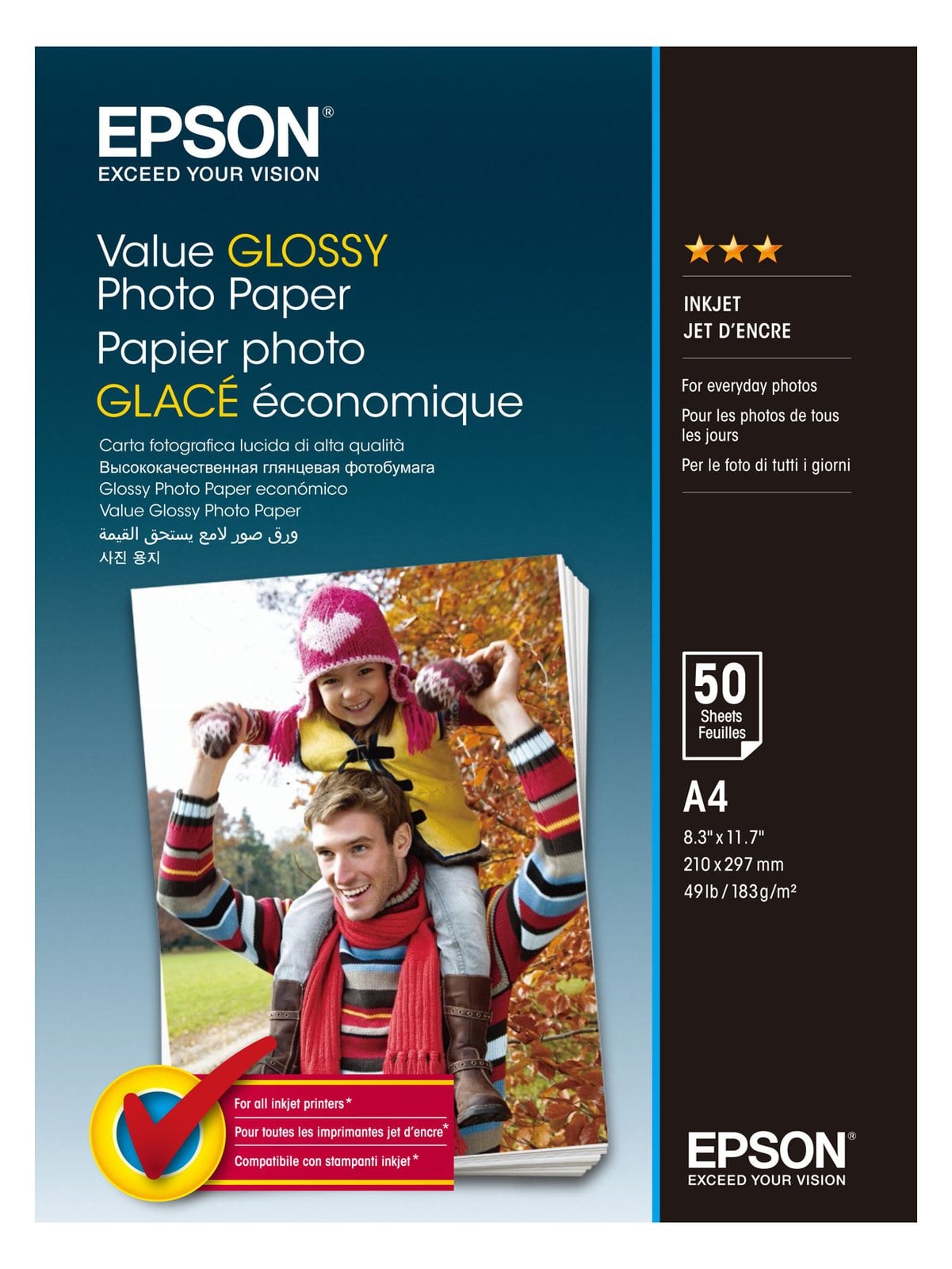 Epson Value - Glänzend - A4 (210 x 297 mm) - 183 g/m²
