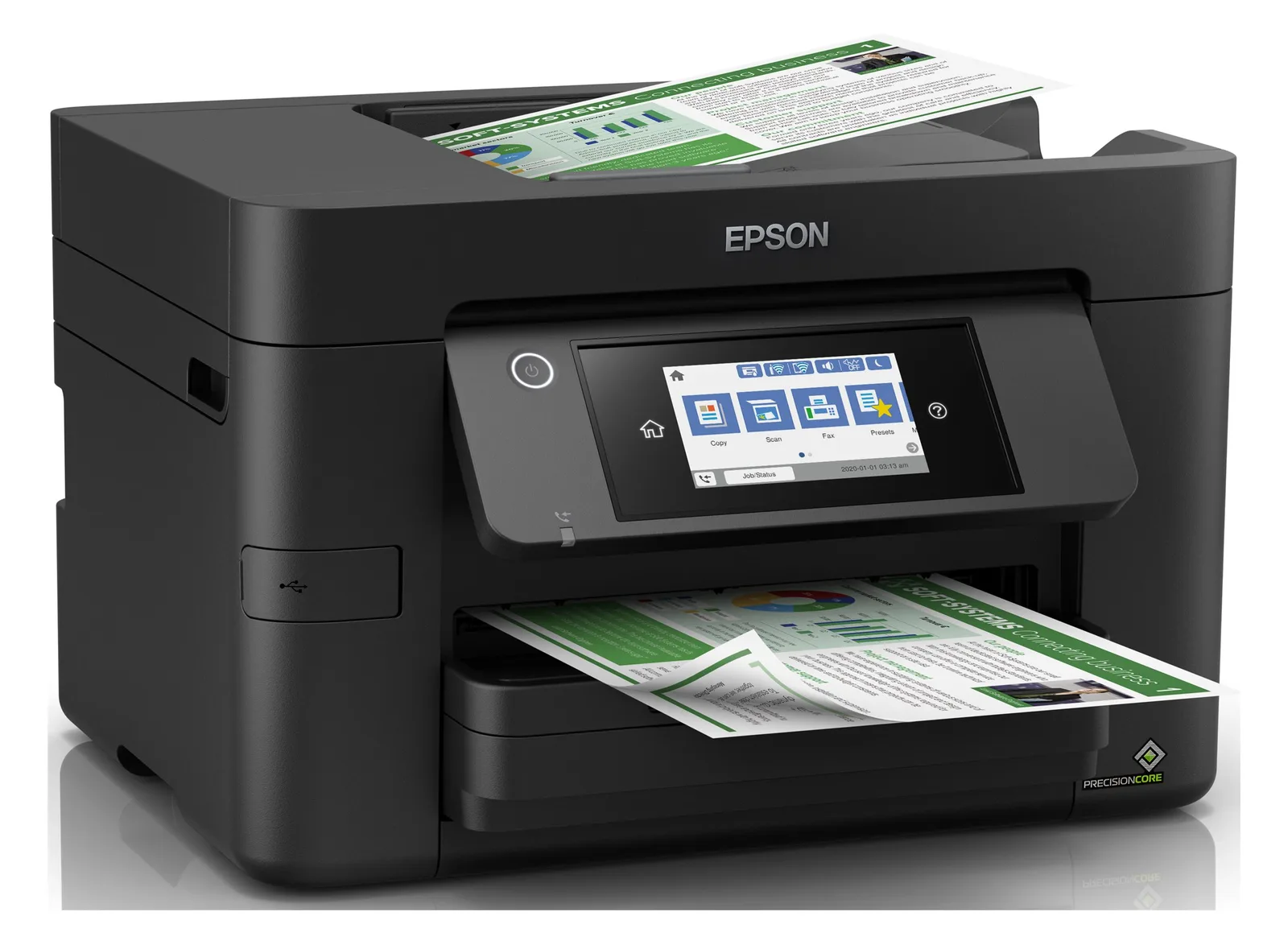 Epson WorkForce Pro WF-4825DWF - Multifunktionsdrucker - Farbe - Tintenstrahl - A4 (210 x 297 mm), Ansicht 3