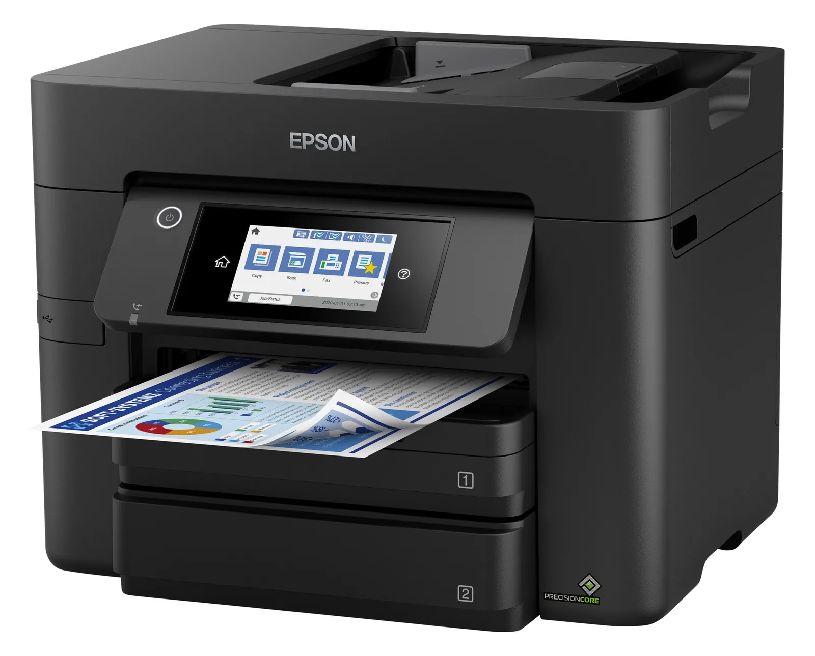 Epson WorkForce Pro WF-4830DTWF - Multifunktionsdrucker - Farbe - Tintenstrahl - A4/Legal (Medien), Ansicht 3
