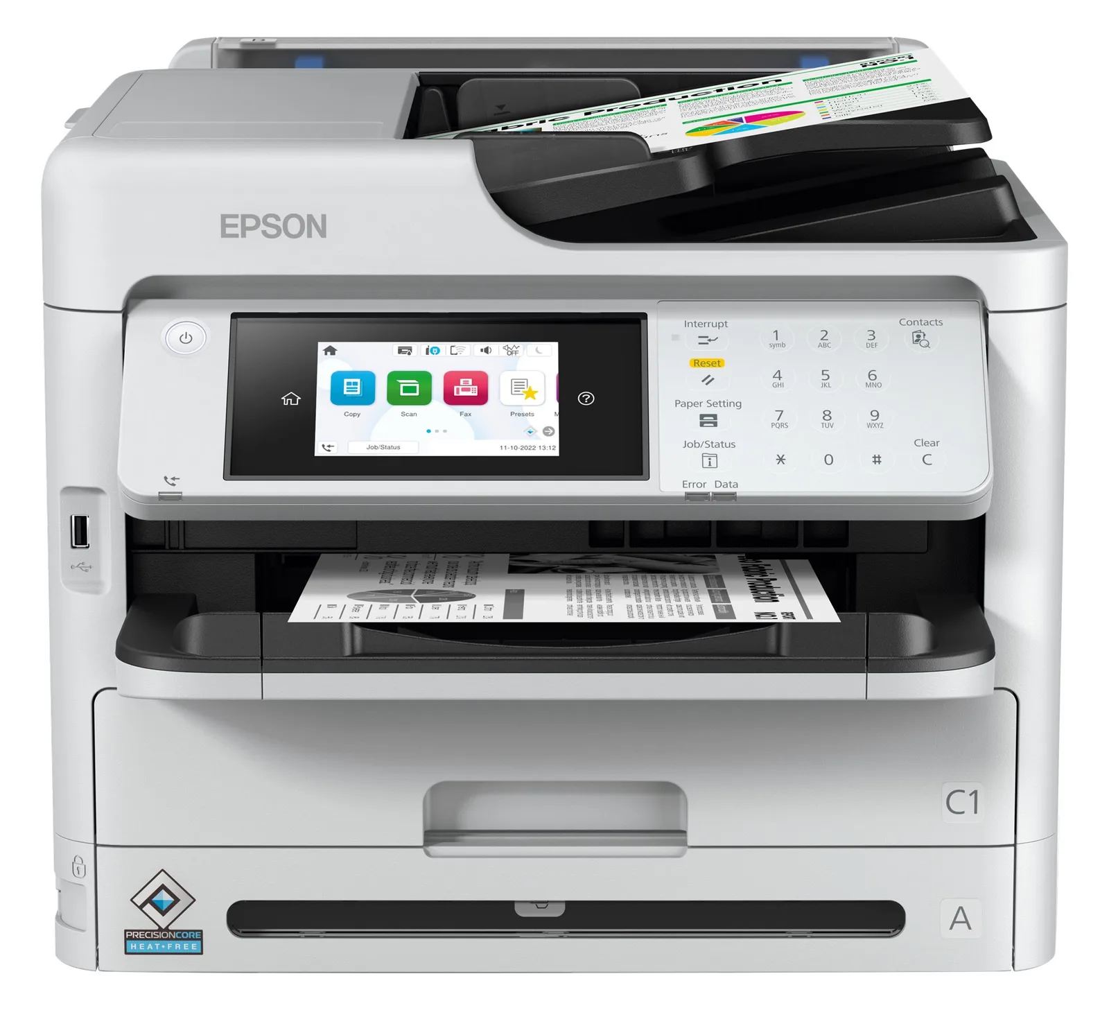 Epson WorkForce Pro WF-M5899DWF - Multifunktionsdrucker - s/w - Tintenstrahl - 216 x 297 mm (Original), Ansicht 3