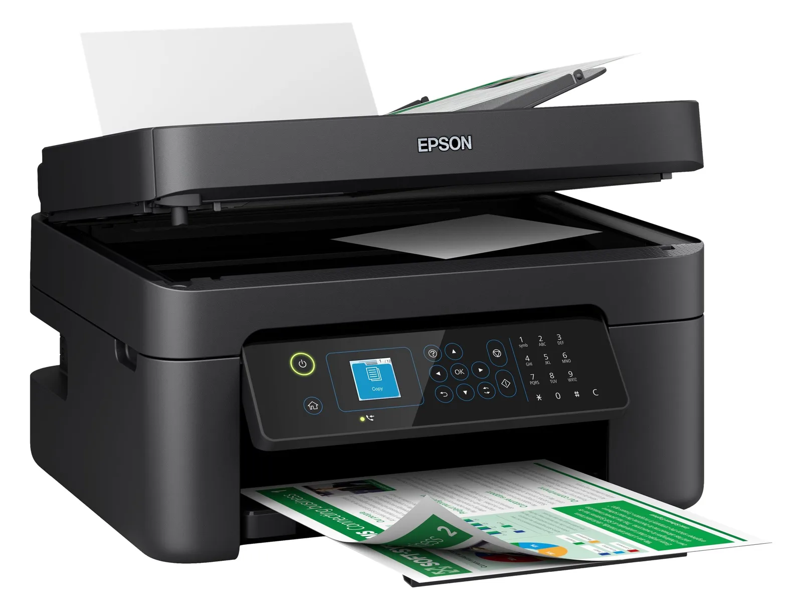 Epson WorkForce WF-2935DWF - Multifunktionsdrucker - Farbe - Tintenstrahl - 216 x 297 mm (Original), Ansicht 3