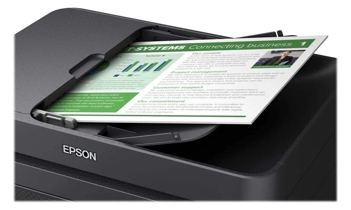 Epson WorkForce WF-2935DWF - Multifunktionsdrucker - Farbe - Tintenstrahl - 216 x 297 mm (Original), Ansicht 5