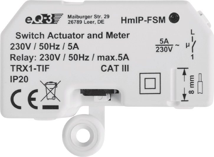 eQ-3 AG Homematic IP HmIP-FSM - Schaltaktor - kabellos von LumaTech