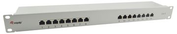 Equip 16-Port Cat.6 Ungeschirmtes Patch Panel - Hellgrau - 10/100/1000Base-T(X) - Gigabit Ethernet - 1000 Mbit/s - RJ-45 von LumaTech