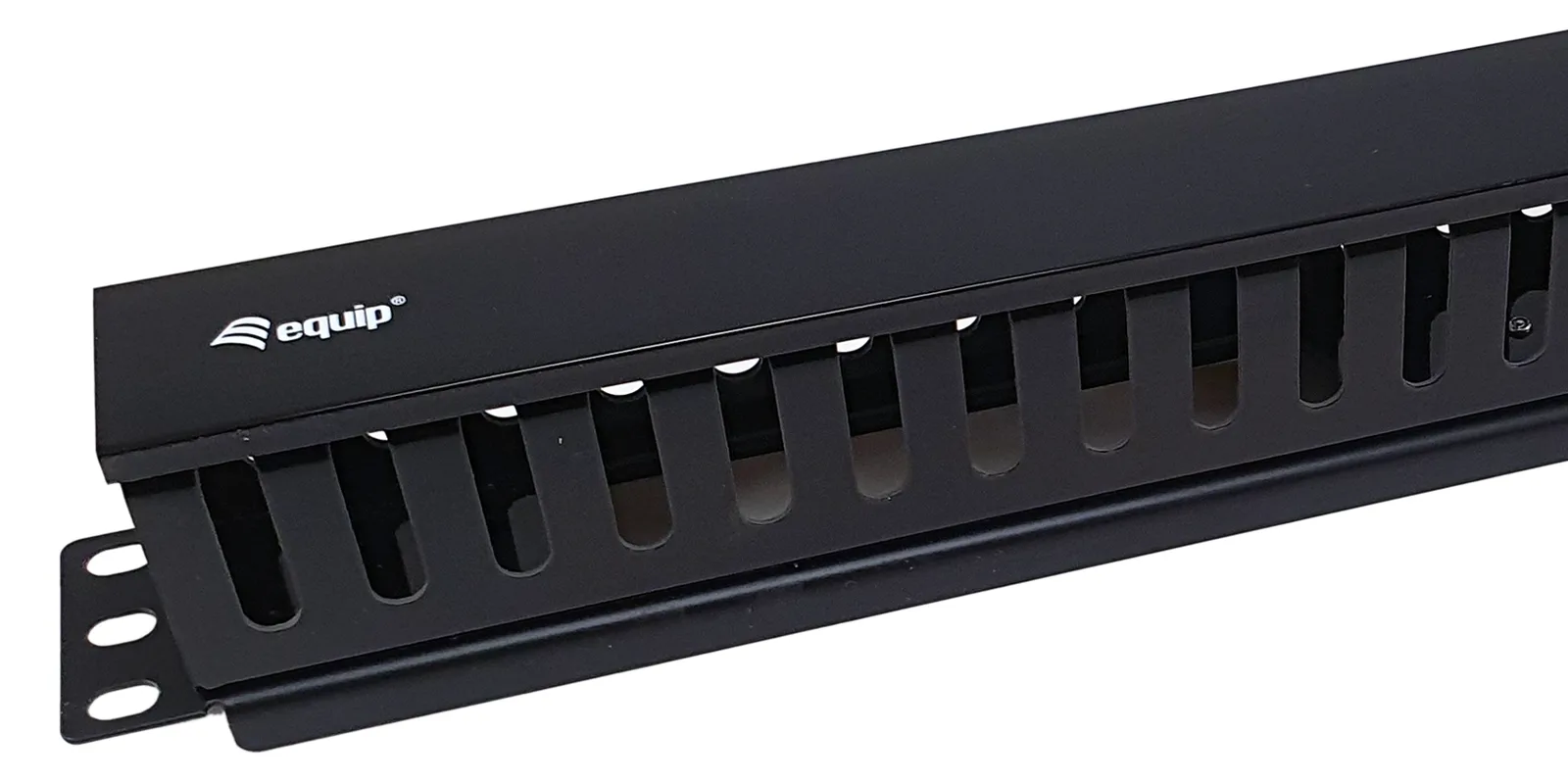 Equip 19 Rack Mount Kabelmanagement-Panel - Schwarz - Kabelmanagementtafel - Schwarz - 1U - China - 482,6 mm - 44,5 mm, Ansicht 4