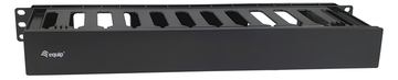 Equip 19 Rack Mount Kabelmanagement-Panel - Schwarz - Kabelmanagementtafel - Schwarz - Acrylnitril-Butadien-Styrol von LumaTech