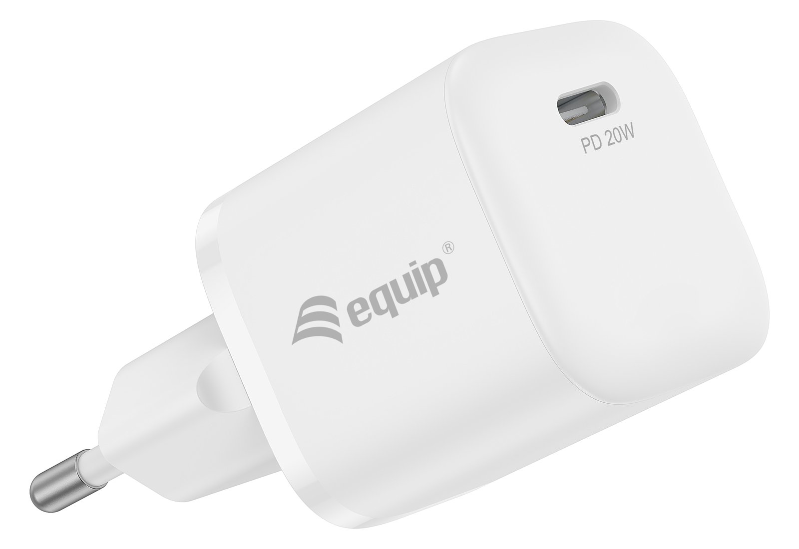 Equip 1-Port 20W USB-C PD-Ladegerät - Indoor - AC - 12 V - Weiß