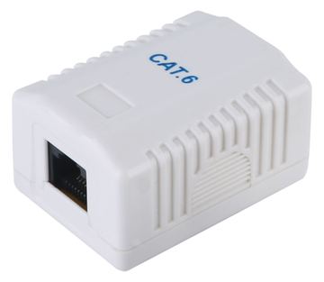 Equip 1-Port Cat.6 Aufputzgehäuse - 39 mm - 29,5 mm - 54 mm - 27 g - 100 mm - 30 mm von LumaTech
