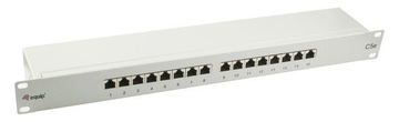 Equip 327316 16-Port Cat.5e Geschirmtes Patch Panel - Hellgrau - 10/100/1000Base-T(X) - Gigabit Ethernet von LumaTech
