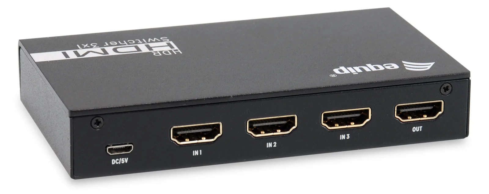 Equip 332725 - HDMI - Aluminium - Schwarz - 60 Hz - 3840 x 2160 - 7.1 Kanäle, Ansicht 2