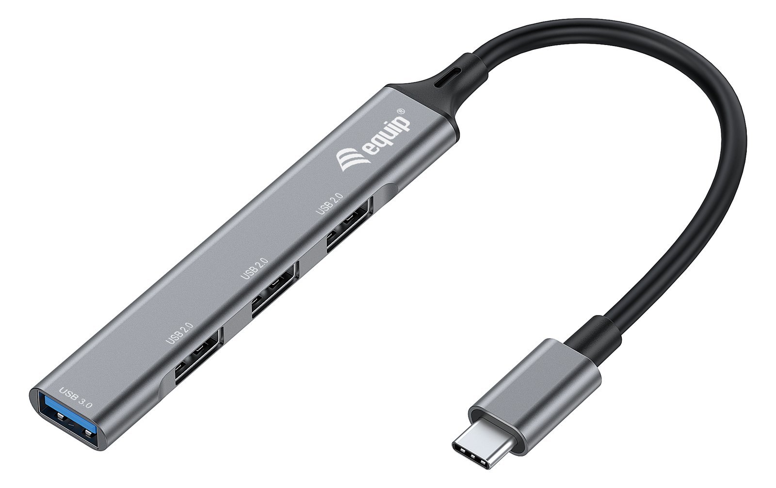 Equip 4-Port-USB 3.0/2.0-Hub - USB 3.2 Gen 1 (3.1 Gen 1) Type-C - USB 2.0 - USB 3.2 Gen 1 (3.1 Gen 1) - 5000 Mbit/s von LumaTech