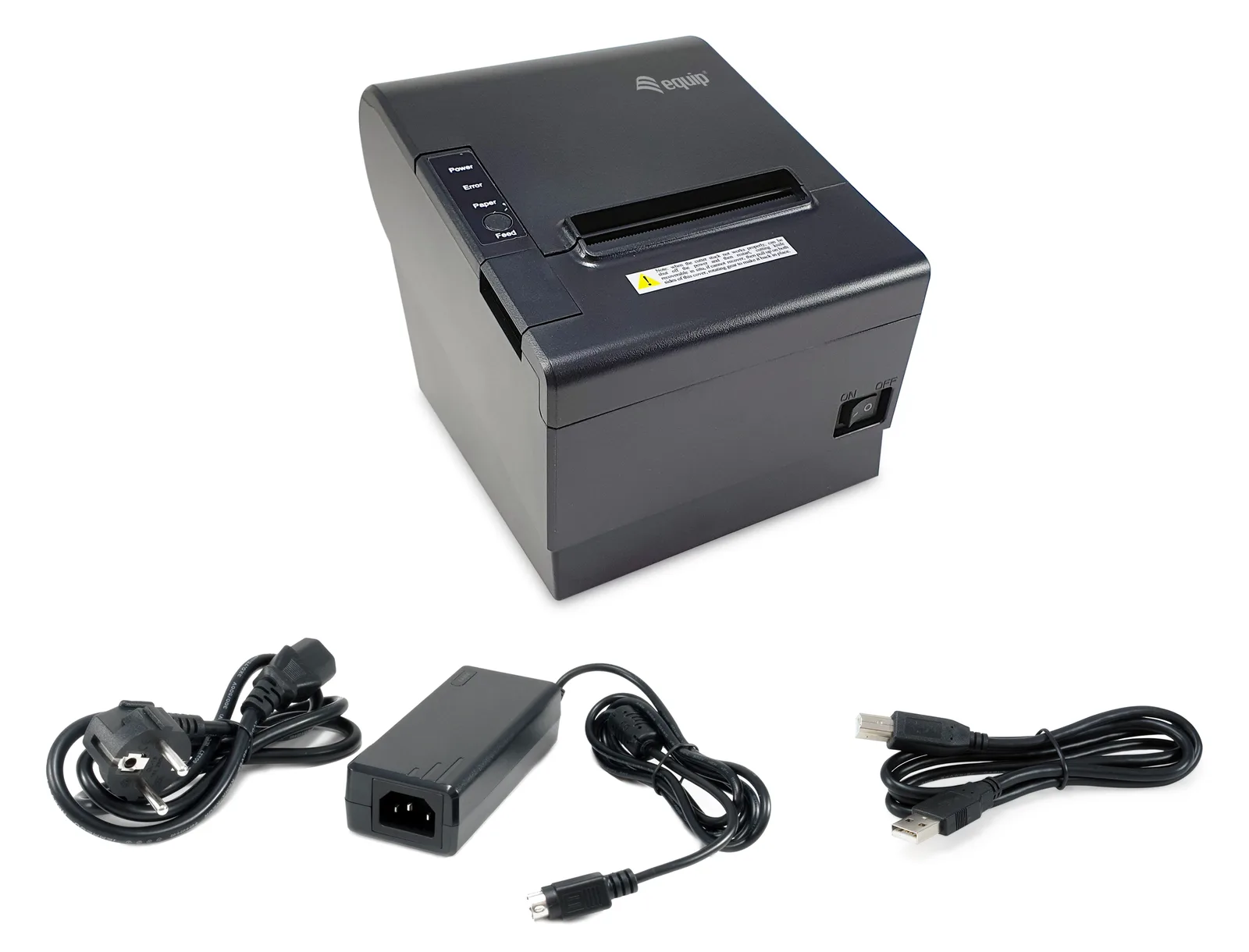 Equip 80mm Thermobondrucker für den POS automatische Schneidefunktion - USB- - Bluetooth- - WLAN- Kassenladen-Anschluss, Ansicht 3