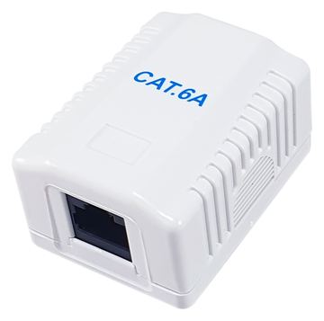 Equip Aufputzdose Cat6A 1-Port RJ45 UTP von LumaTech