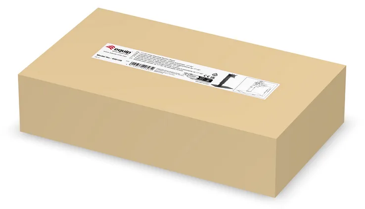 Equip Aufstellung - freistehend - für Flachbildschirm - Kunststoff, Metall - Schwarz - Bildschirmgröße: 43.2-81.3 cm, Ansicht 3
