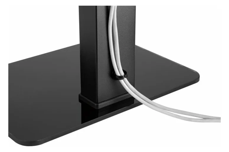 Equip Aufstellung - für LCD-Display / Curved LCD-Display - Kunststoff, stainless steel, Glas - Bildschirm: 37-70, Ansicht 3