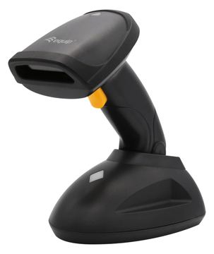 Equip Barcode Handscanner 1D Laser Wireless USB schwarz von LumaTech