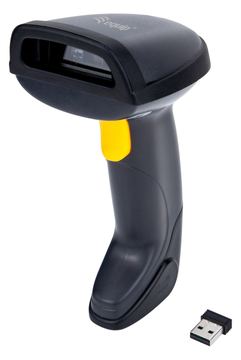 Equip Barcode Handscanner 2D Laser mit Halterung 2.4GHz sw - Handscanner von LumaTech