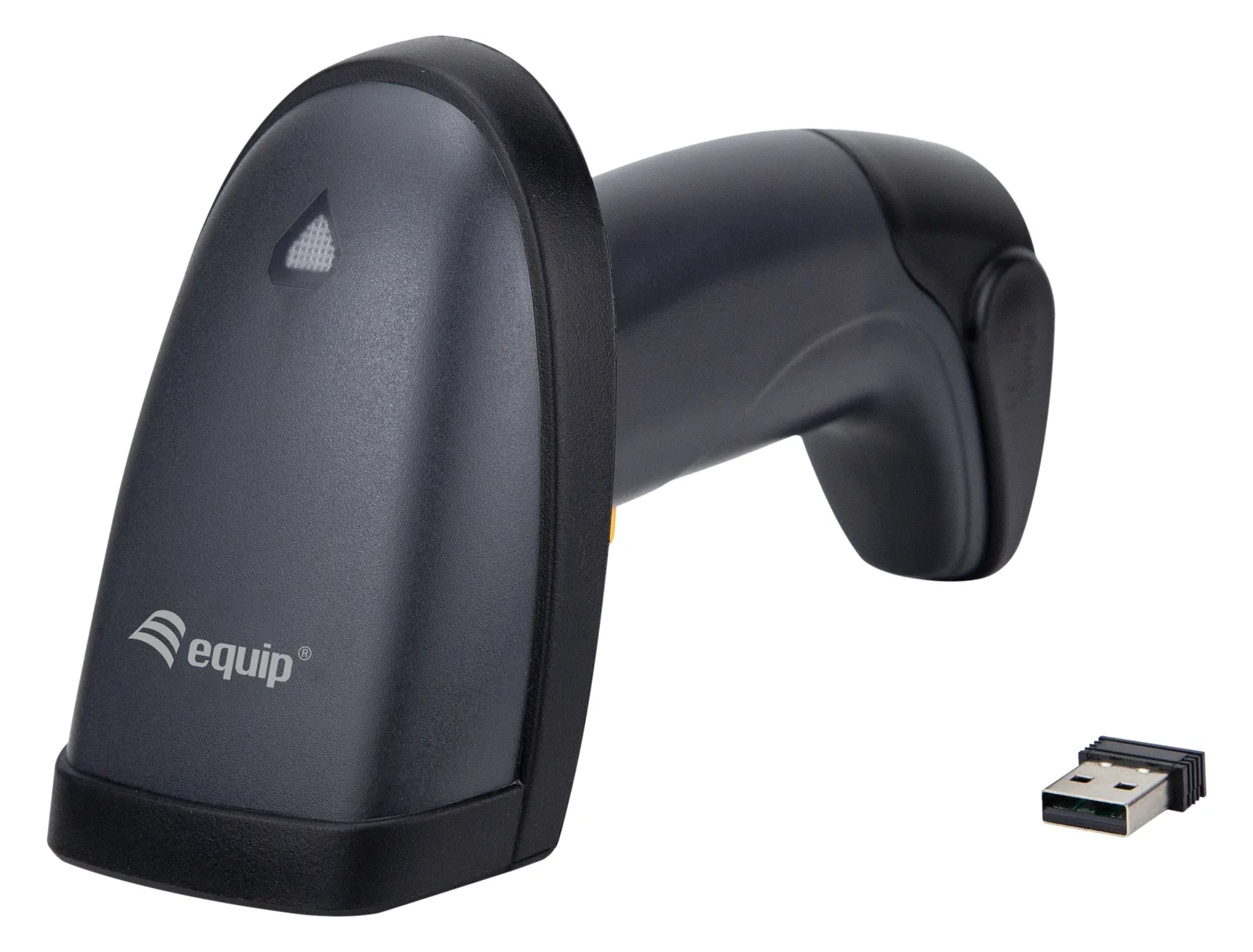 Equip Barcode Handscanner 2D Laser mit Halterung 2.4GHz sw - Handscanner, Ansicht 2