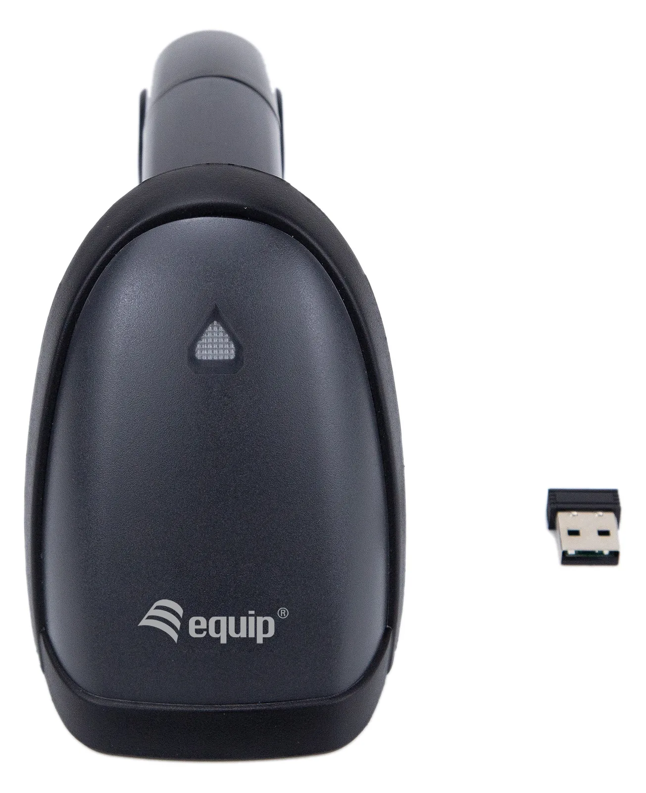 Equip Barcode Handscanner 2D Laser mit Halterung 2.4GHz sw - Handscanner, Ansicht 3