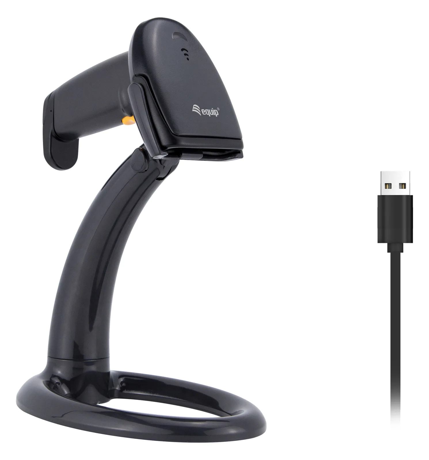 Equip Barcode Handscanner CCD Kabel USB schwarz, Ansicht 4